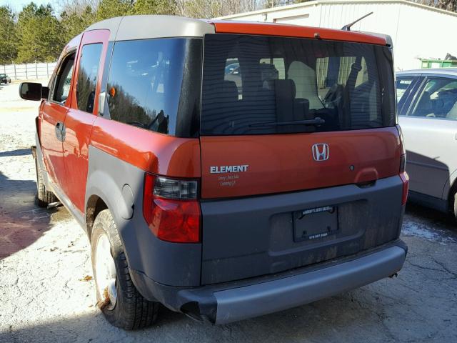 5J6YH28514L037340 - 2004 HONDA ELEMENT EX ORANGE photo 3