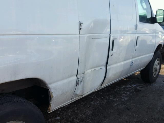 1FTNE2EW5BDA05982 - 2011 FORD ECONOLINE WHITE photo 9