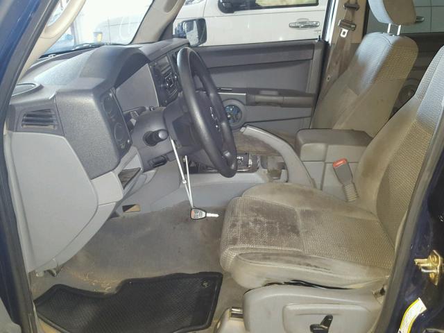 1J8HH48K86C204988 - 2006 JEEP COMMANDER ლურჯი ფოტო 5