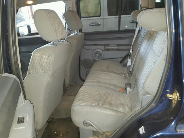 1J8HH48K86C204988 - 2006 JEEP COMMANDER ლურჯი ფოტო 6