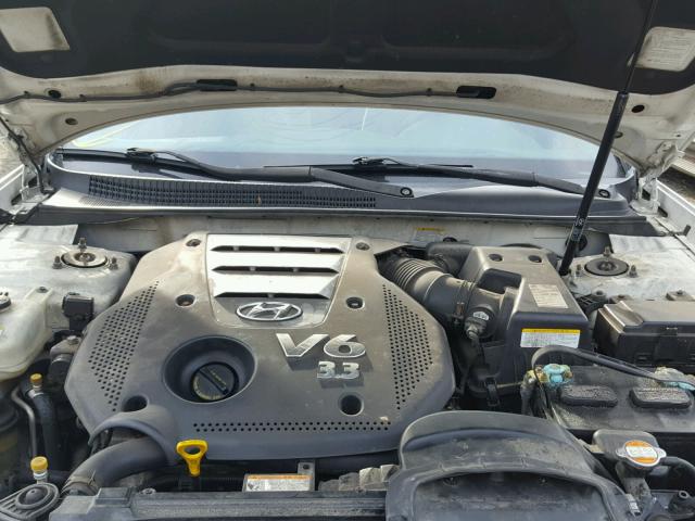 5NPEU46F97H280608 - 2007 HYUNDAI SONATA SE WHITE photo 7