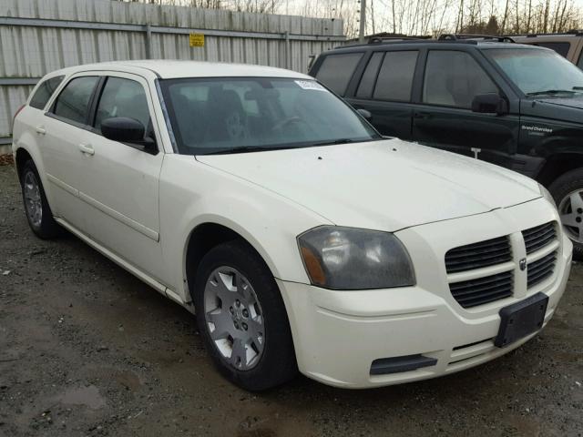 2D4FV48T55H629552 - 2005 DODGE MAGNUM SE WHITE photo 1