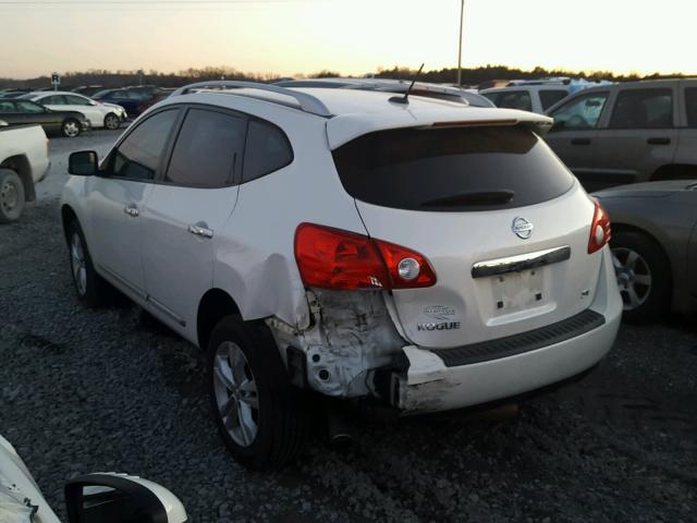 JN8AS5MT2CW253424 - 2012 NISSAN ROGUE S WHITE photo 3