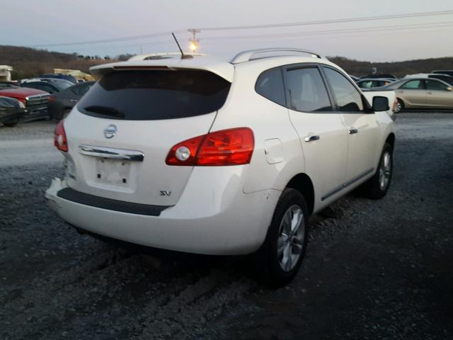 JN8AS5MT2CW253424 - 2012 NISSAN ROGUE S WHITE photo 4