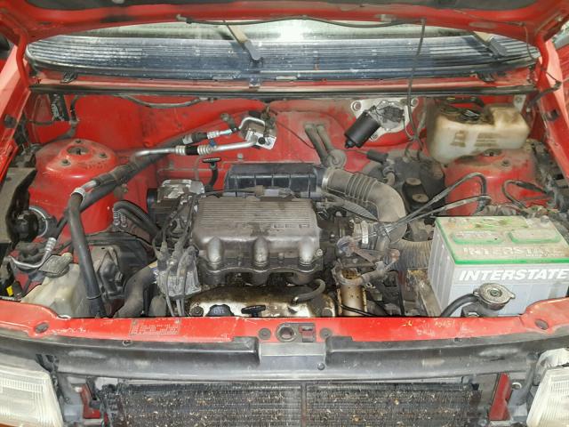 2B4GH4535PR184818 - 1993 DODGE CARAVAN SE RED photo 7