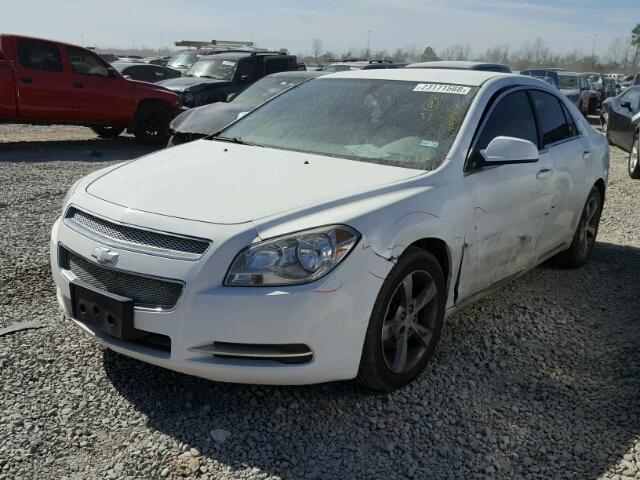 1G1ZC5E19BF296514 - 2011 CHEVROLET MALIBU 1LT WHITE photo 2