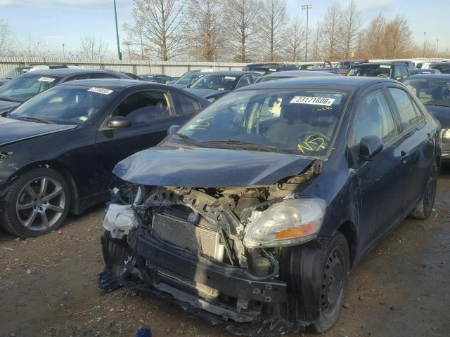 JTDBT923071128478 - 2007 TOYOTA YARIS BLUE photo 2