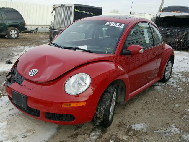 3VWRW31C97M505751 - 2007 VOLKSWAGEN NEW BEETLE 红色 照片 2