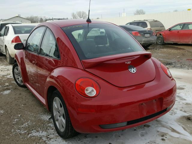 3VWRW31C97M505751 - 2007 VOLKSWAGEN NEW BEETLE RED photo 3