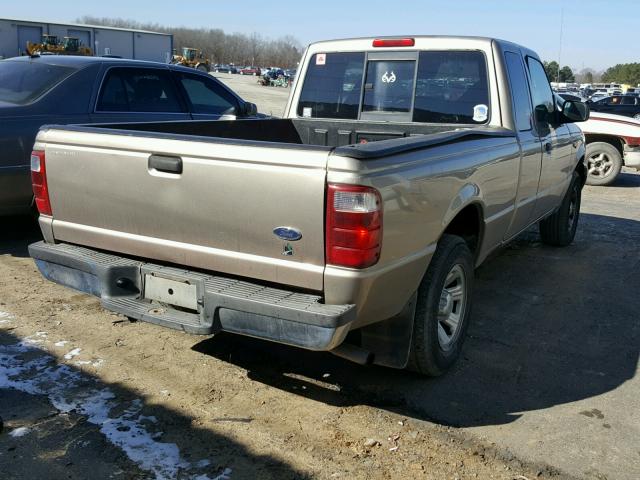 1FTYR44V23PB09075 - 2003 FORD RANGER SUP TAN photo 4