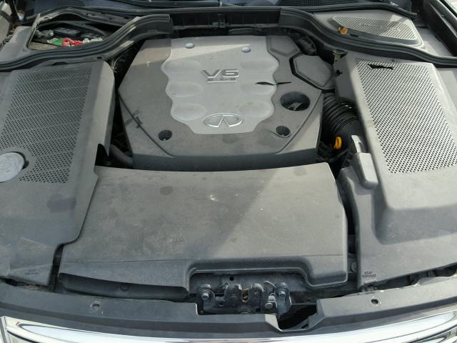 JNKAY01E683606252 - 2008 INFINITI M35 BASE BLACK photo 7