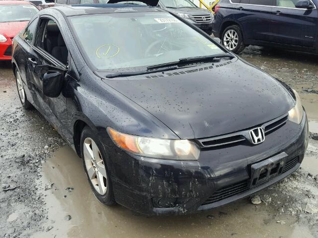 2HGFG12827H527091 - 2007 HONDA CIVIC EX BLACK photo 1