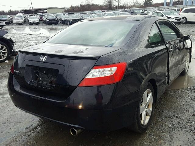 2HGFG12827H527091 - 2007 HONDA CIVIC EX შავი ფოტო 4