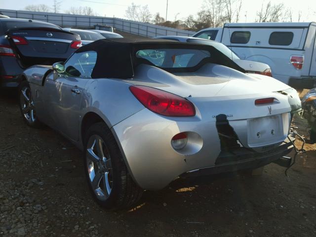 1G2MB35BX6Y117865 - 2006 PONTIAC SOLSTICE SILVER photo 3