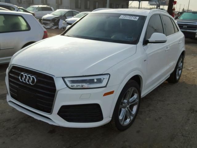 WA1HCCFSXJR000115 - 2018 AUDI Q3 PREMIUM WHITE photo 2