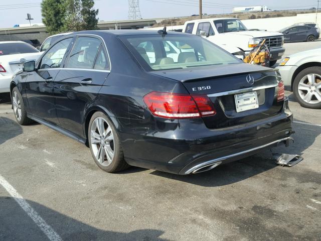 WDDHF5KB6EA962520 - 2014 MERCEDES-BENZ E 350 BLACK photo 3