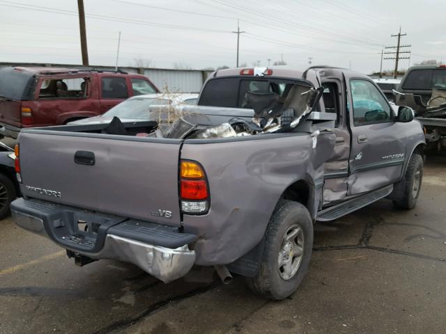 5TBRT34102S286167 - 2002 TOYOTA TUNDRA ACC TAN photo 4