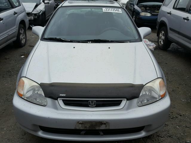 1HGEJ8149VL033184 - 1997 HONDA CIVIC EX ვერცხლისფერი ფოტო 9