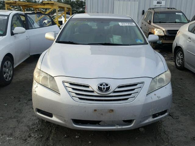 4T1BE46K38U252383 - 2008 TOYOTA CAMRY CE SILVER photo 9