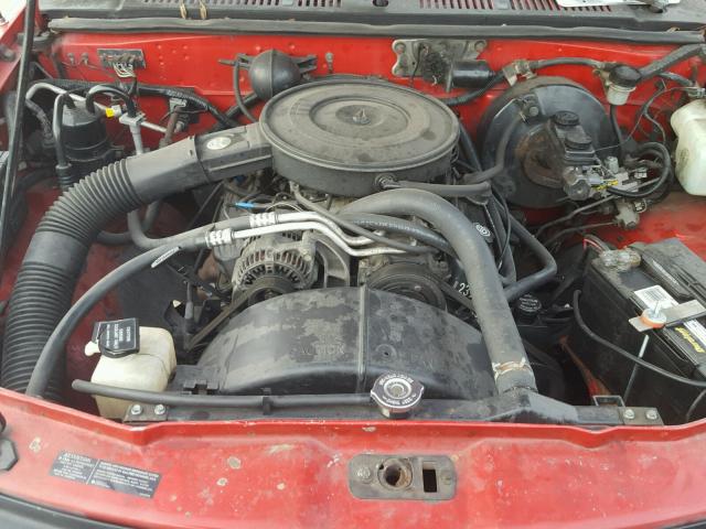 1B7GL23X7RW129194 - 1994 DODGE DAKOTA RED photo 7