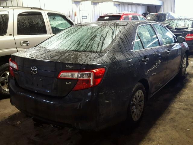 4T1BF1FK4CU015650 - 2012 TOYOTA CAMRY BASE BLACK photo 4