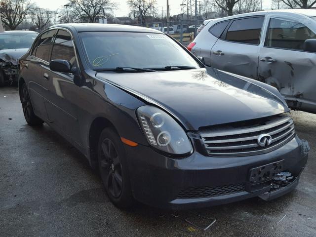 JNKCV51F35M308146 - 2005 INFINITI G35 BLACK photo 1