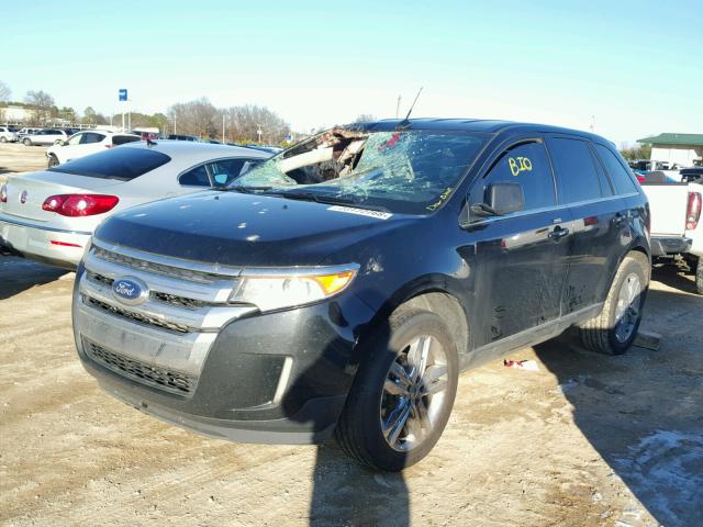 2FMDK4KC1BBA19275 - 2011 FORD EDGE LIMIT BLACK photo 2