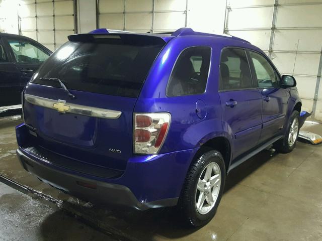 2CNDL73F256110513 - 2005 CHEVROLET EQUINOX LT BLUE photo 4