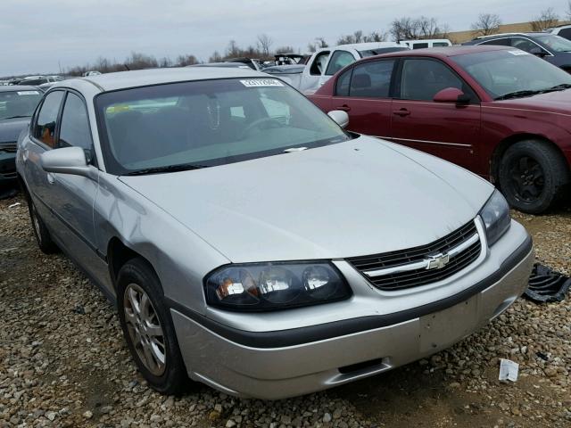 2G1WF52E859276222 - 2005 CHEVROLET IMPALA SILVER photo 1