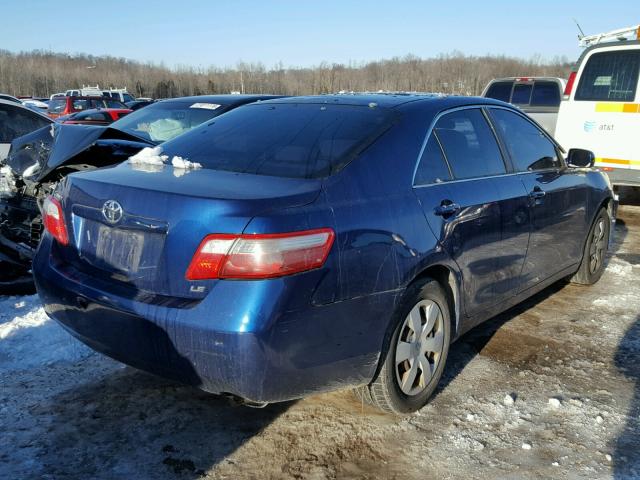 4T1BE46KX8U198077 - 2008 TOYOTA CAMRY CE BLUE photo 4