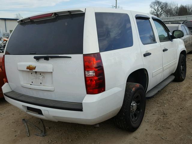 1GNLC2E02BR309824 - 2011 CHEVROLET TAHOE POLI WHITE photo 4