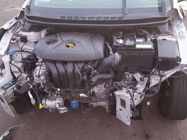 5NPDH4AEXGH756105 - 2016 HYUNDAI ELANTRA SE SILVER photo 7