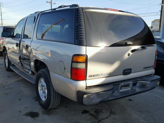 3GNEC16Z65G291543 - 2005 CHEVROLET SUBURBAN C TAN photo 3