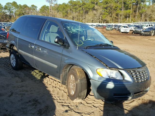 1C4GP45R65B250847 - 2005 CHRYSLER TOWN & COU BLUE photo 1