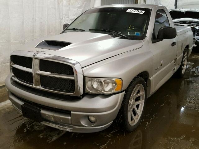 3D3HA16H64G235417 - 2004 DODGE RAM SRT10 SILVER photo 2