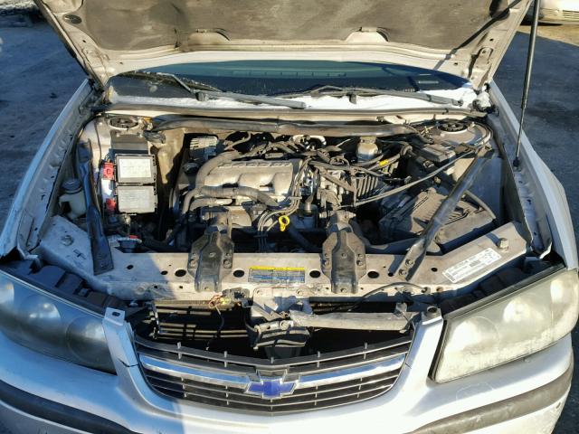 2G1WF52E339307048 - 2003 CHEVROLET IMPALA SILVER photo 7