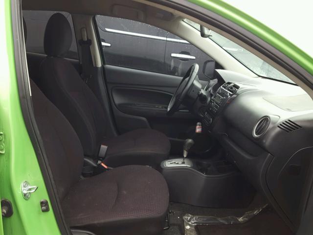 ML32A4HJ6EH015883 - 2014 MITSUBISHI MIRAGE ES GREEN photo 5