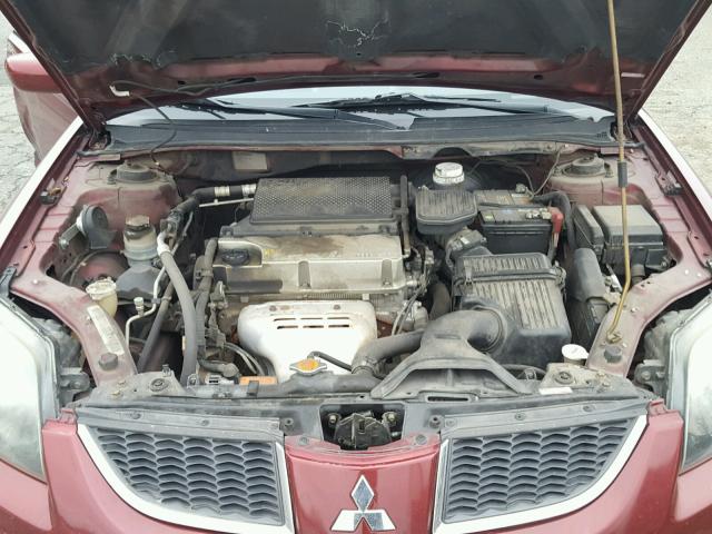 4A3AB36F35E062253 - 2005 MITSUBISHI GALANT ES MAROON photo 7