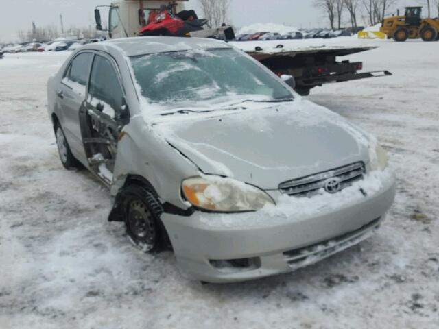 2T1BR32E53C730604 - 2003 TOYOTA COROLLA CE GRAY photo 1