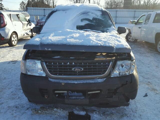 1FMZU62K52ZC53435 - 2002 FORD EXPLORER X GRAY photo 9