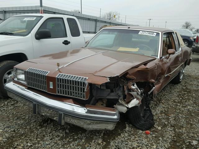 3K47U8R436241 - 1978 OLDSMOBILE CUTLASS BROWN photo 2