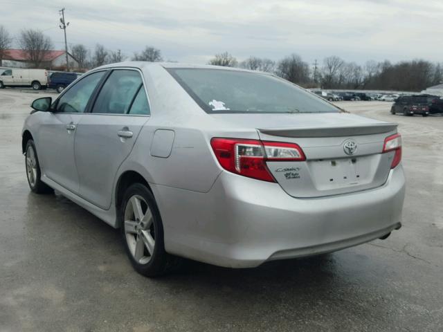 4T1BF1FK4EU407787 - 2014 TOYOTA CAMRY L SILVER photo 3