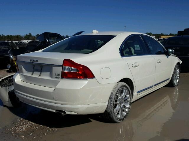 YV1AH852781078698 - 2008 VOLVO S80 V8 WHITE photo 4