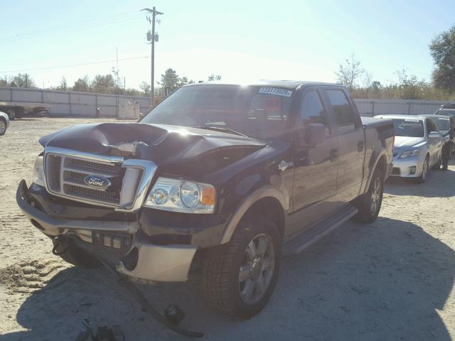 1FTPW14V56KD74352 - 2006 FORD F150 SUPER BLACK photo 2