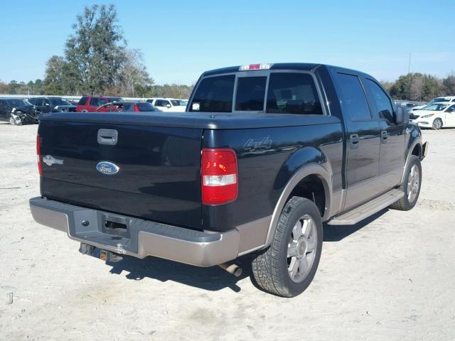 1FTPW14V56KD74352 - 2006 FORD F150 SUPER BLACK photo 4