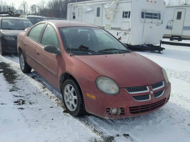 1B3ES56C63D197947 - 2003 DODGE NEON SXT RED photo 1