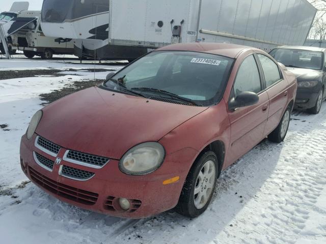 1B3ES56C63D197947 - 2003 DODGE NEON SXT RED photo 2