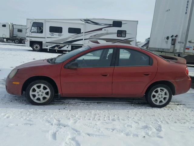 1B3ES56C63D197947 - 2003 DODGE NEON SXT RED photo 9