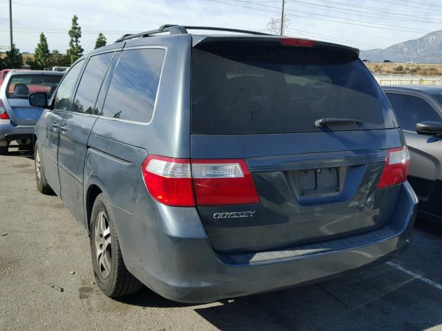 5FNRL38736B430603 - 2006 HONDA ODYSSEY EX GRAY photo 3