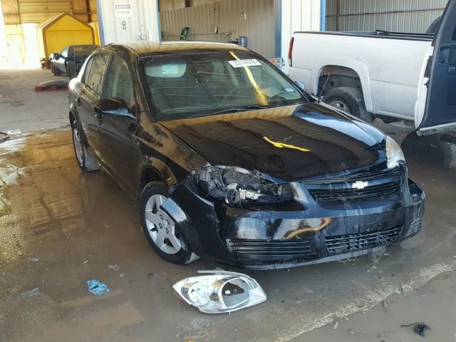 1G1AD5F58A7161111 - 2010 CHEVROLET COBALT 1LT BLACK photo 1